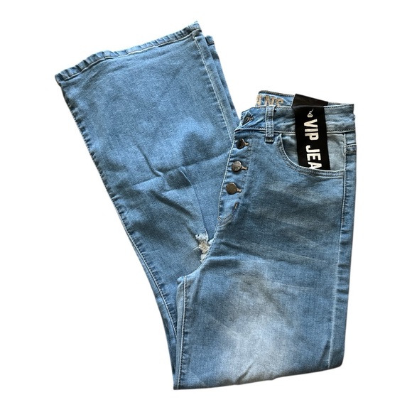 VIP Jeans Flare Size 7/8 - Picture 1 of 5